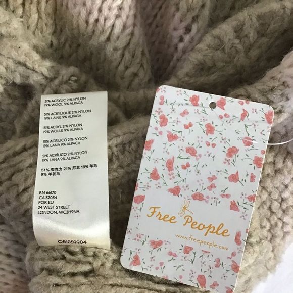 New Free People Fine Time Cardigan Sweater Latte - Picture 5 of 8